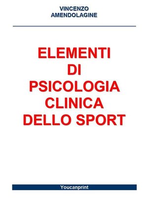 cover image of Elementi di Psicologia Clinica dello Sport